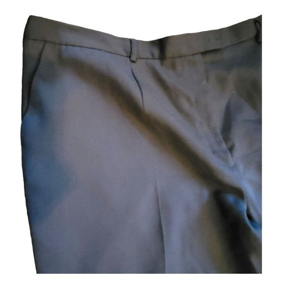 Working Classics Wool Blend Lined Pants Black Woman's Size 28 Plus JJ3095 - Picture 3 of 8